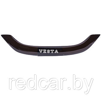 Дефлектор капота для Lada Vesta седан, SW/SW Cross (Евро-крепеж) - фото 1 - id-p153554506