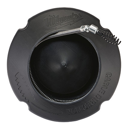 Троссик для прочистной машины 6мм x 7.6м spiral, pivot bulb auger + барабан, фото 2