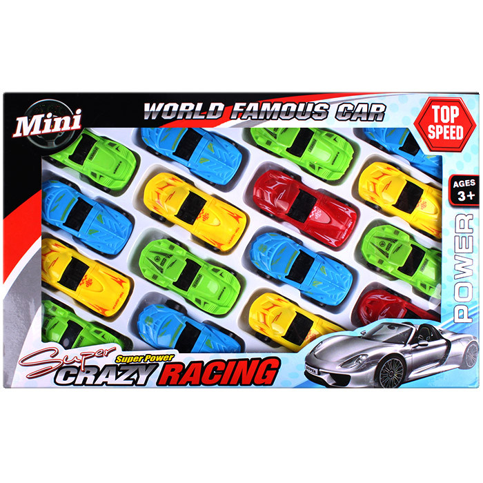 Набор Машинки mini спортивные 16 шт.