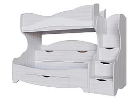 Кровать двухъярусная Акварель модульная фабрики SV-Мебель