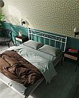 Кровать Франческа без изножья (160х200/ноги металл/цвет Белый), фото 4