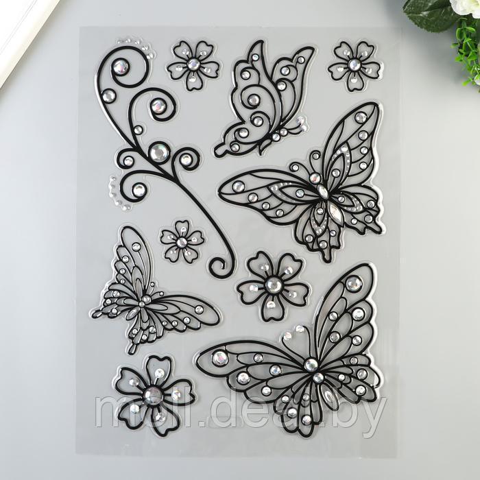 Объёмные наклейки Room Decor "Ажурные бабочки" 41х29 см