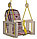К-001-14 Качели ГНОМ LiLu деревянные подвесные, мягкое сиденье, качели с крепежом, фото 2