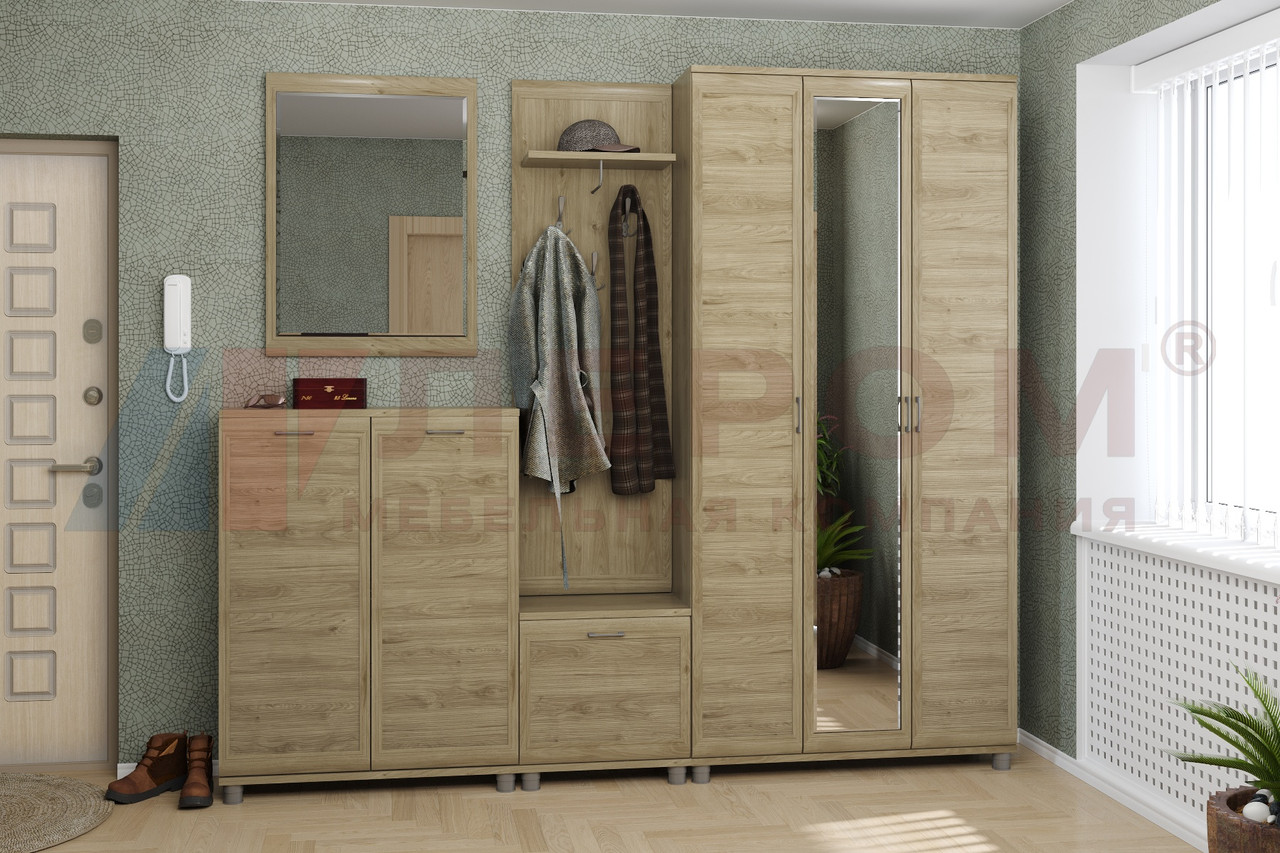 Прихожая Лером МЕЛИССА 2 (Гикори Джексон светлый)