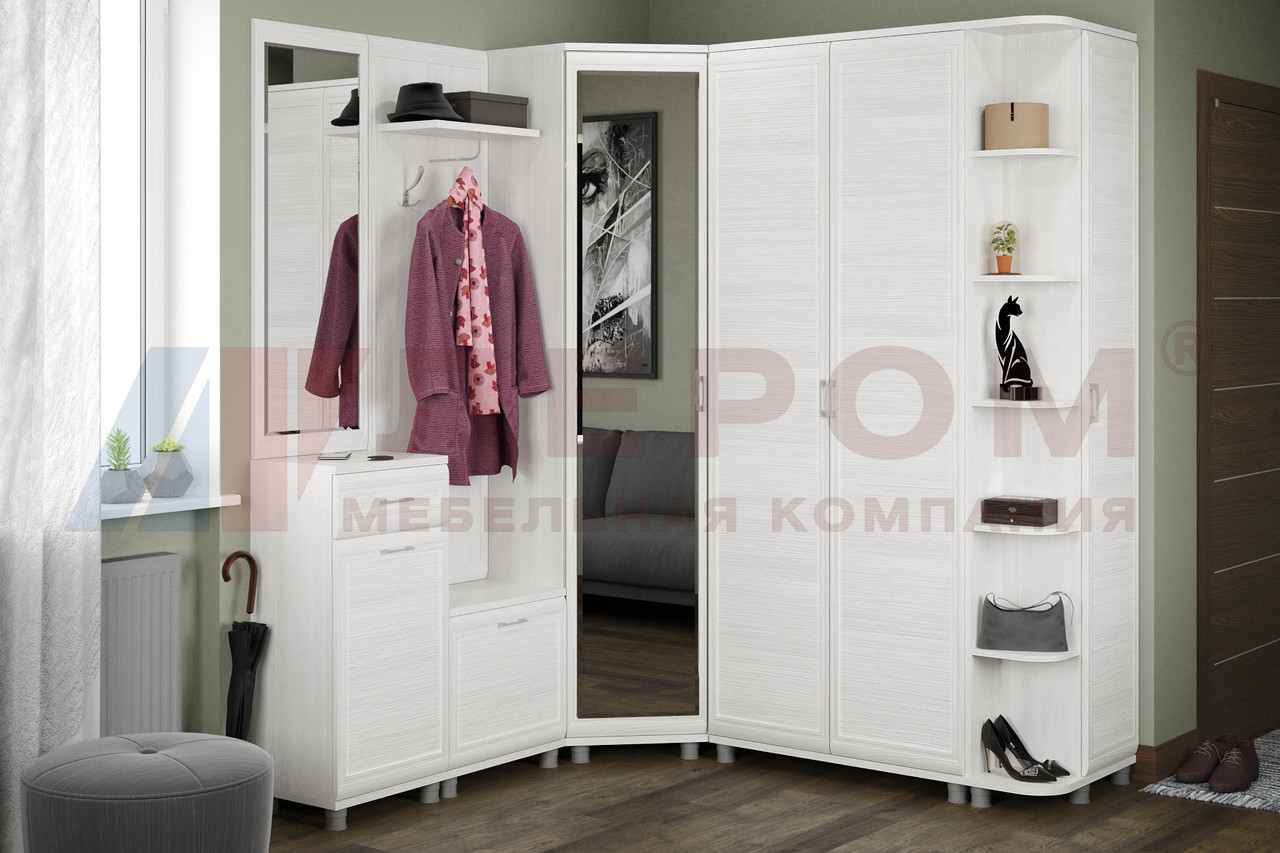 Прихожая Лером МЕЛИССА 10 (Снежный Ясень)