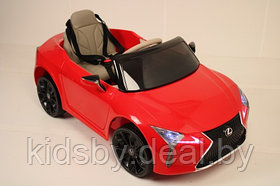 Детский электромобиль RiverToys Lexus LC500 JE1618 (красный) лицензия
