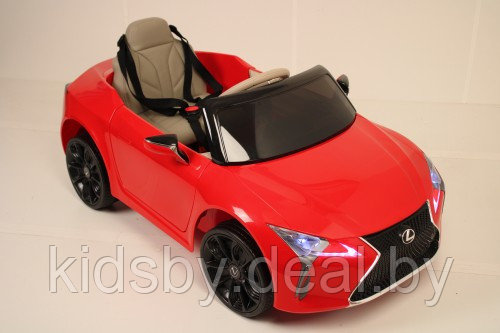 Детский электромобиль RiverToys Lexus LC500 JE1618 (красный) лицензия - фото 1 - id-p153577977