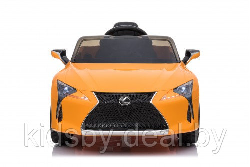 Детский электромобиль RiverToys Lexus LC500 JE1618 (желтый) лицензия - фото 2 - id-p153577978