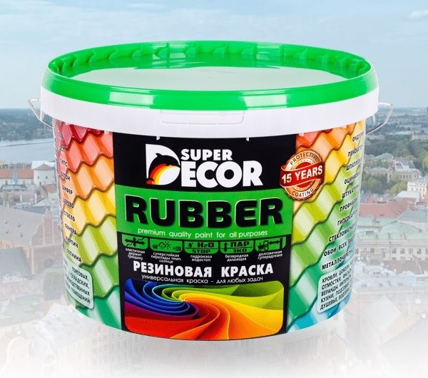 Резиновая краска SUPER DEKOR 40 кг (Под заказ) - фото 1 - id-p153577299