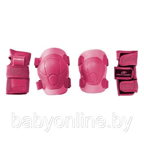 Набор защиты Tech Team Safety Line 100 pink M 743.166 - фото 1 - id-p153587003