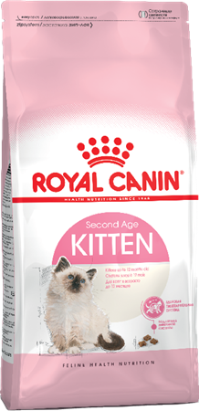 ROYAL CANIN Kitten -сухой корм для котят (в возрасте от 4 до 12 месяцев).400гр - фото 1 - id-p153587101