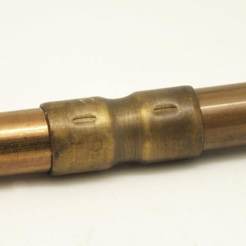 Муфта соединительная для труб D16 мм., бронза, Petrucci RL416BR - фото 3 - id-p153594468