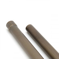 Труба латунная с муфтой для лофт проводки D16 мм. (1,5 м.), старая бронза, Petrucci 16x1.0x1500BRO