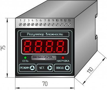 Регулятор влажности с датчиком air-BASH-D-W02 - фото 2 - id-p153596507
