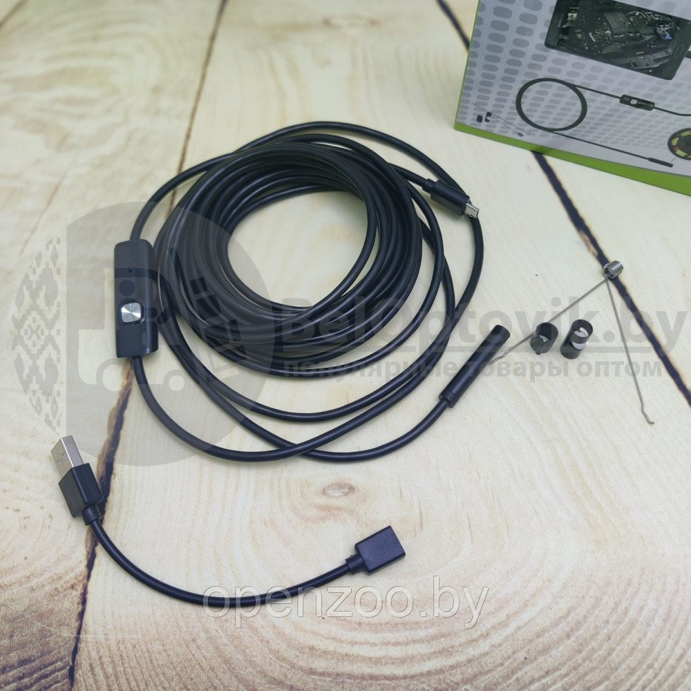 USB эндоскоп HD Ф7.0 мм (дл.5 метров) - фото 2 - id-p87724796