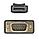 Кабель DisplayPort - VGA, FullHD 1080p, папа-папа, 1,8 метра, черный 555983, фото 3