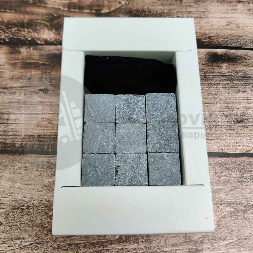 Подарочный набор: Камни для виски (9 камней в коробочке) Whiskey Stones (РФ) - фото 3 - id-p118024323