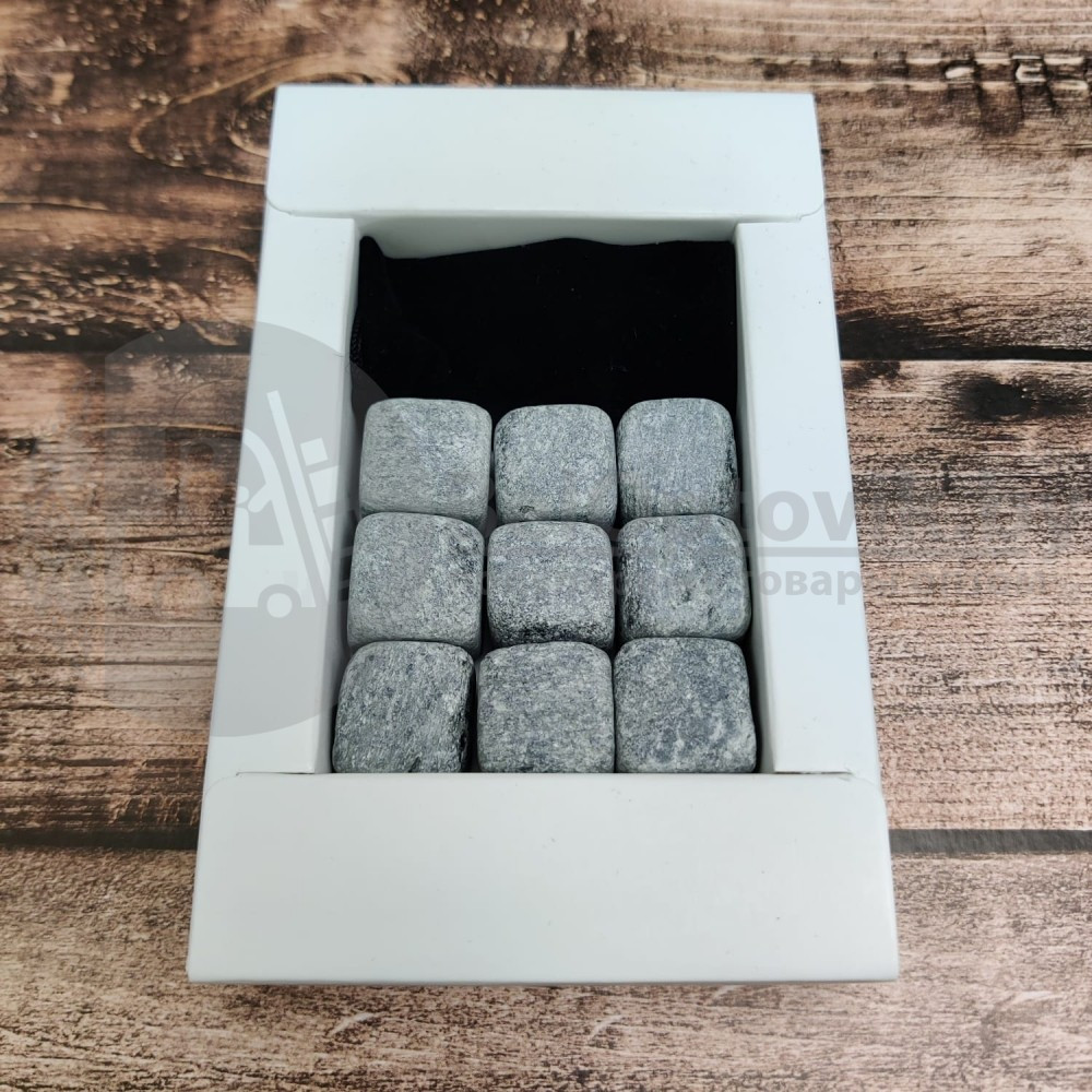 Подарочный набор: Камни для виски (9 камней в коробочке) 100 (Китай) - фото 4 - id-p109393267