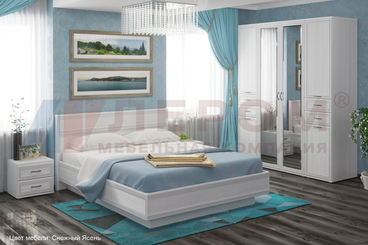 Спальня Лером КАРИНА 1 (Снежный Ясень) - фото 1 - id-p153576862