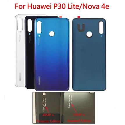 Задняя крышка для Huawei P30 Lite (24 Mp), черная, фото 2