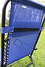 Кресло шезлонг складное синее (178см длина), фото 8