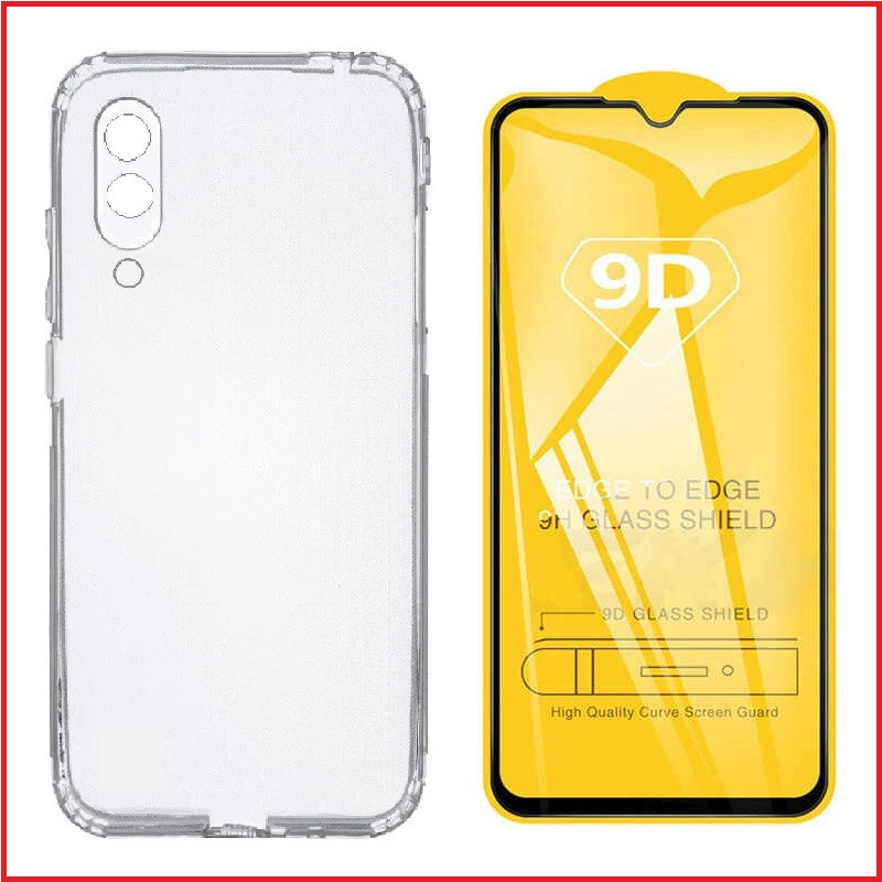 Чехол-накладка + защитное стекло 9D Samsung Galaxy A02 SM-A022