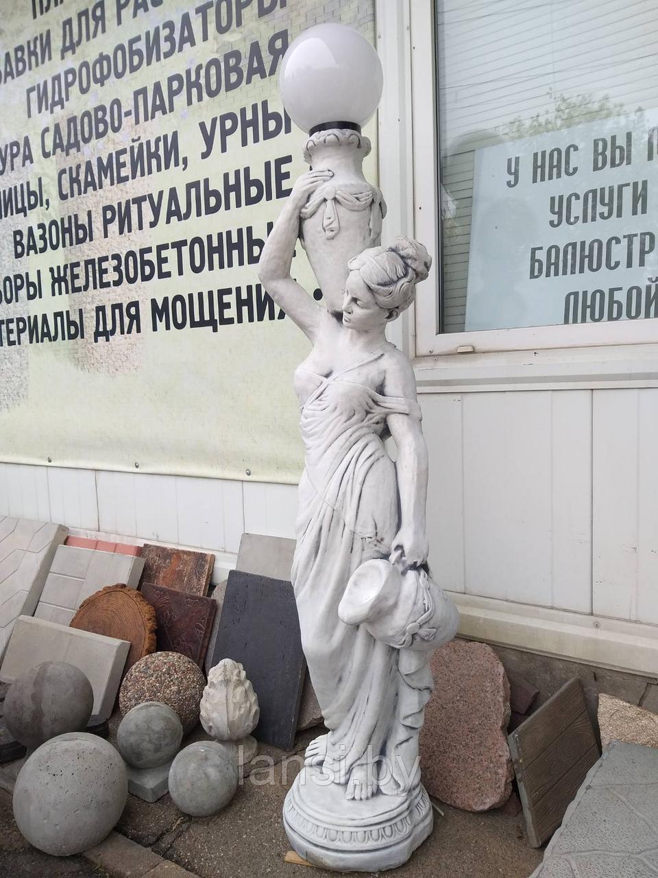 Скульптура светильник "Дама с кувшином" 138см. - фото 3 - id-p153700574