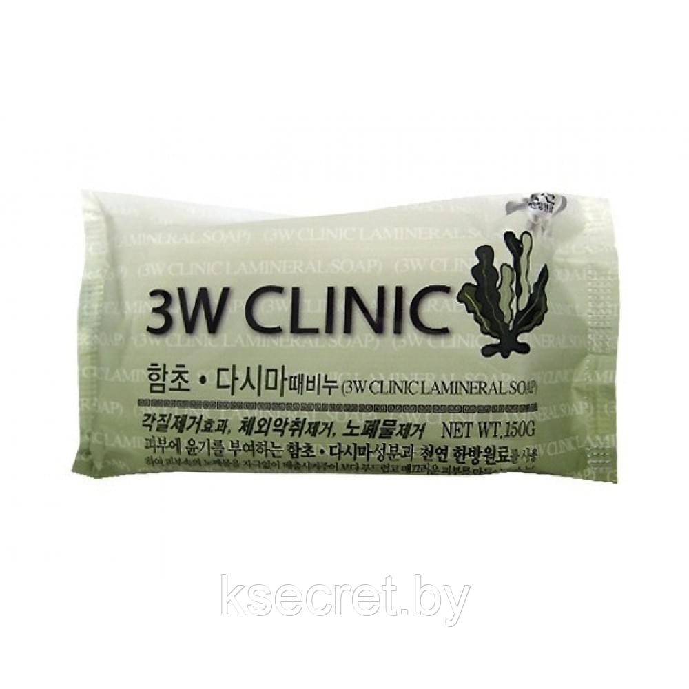 [3w clinic] мыло кусковое водоросли lamineral soap, 150 гр - фото 2 - id-p153705480