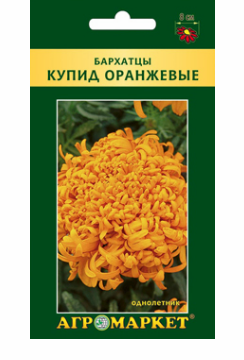 Бархатцы прямостоячие Купид оранж., 0,5г (17509)