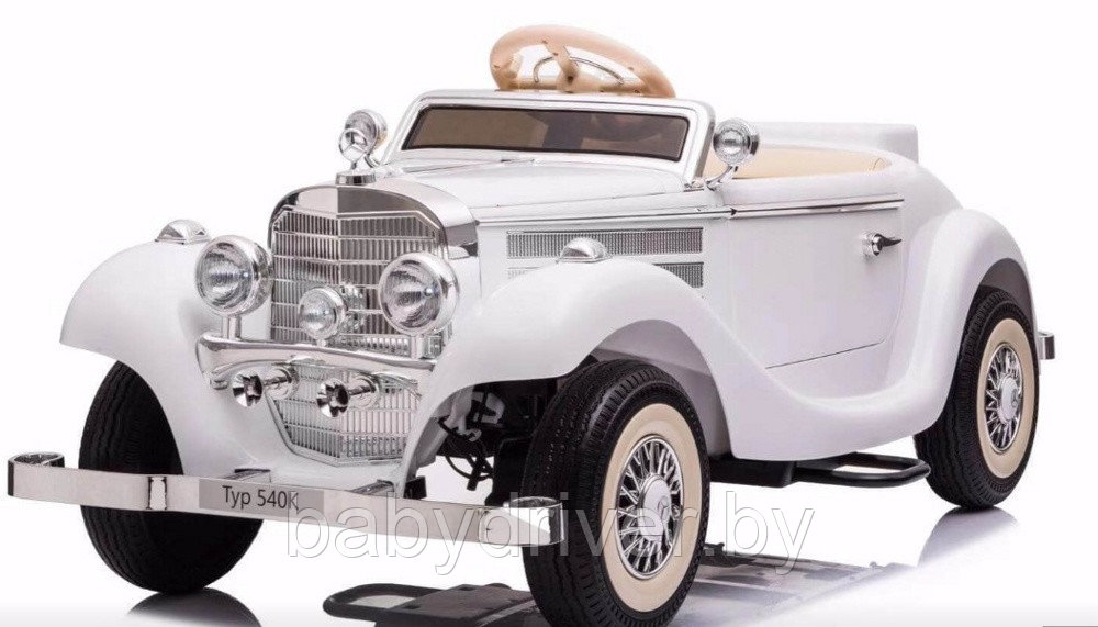 Детский электромобиль RiverToys Mercedes-Benz M111MM (белый) лицензия