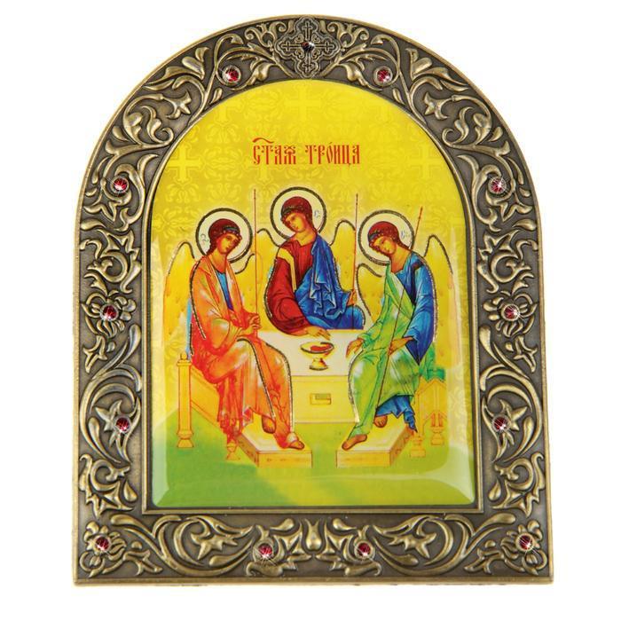 Икона "Святая Троица" на подставке - фото 1 - id-p153521773