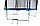 Батут Funfit (фанфит) PRO 252 см (УСИЛЕННЫЙ) с лестницей и длинными ножками, фото 3