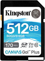 Карта памяти Kingston Canvas Go! Plus SDXC 512GB