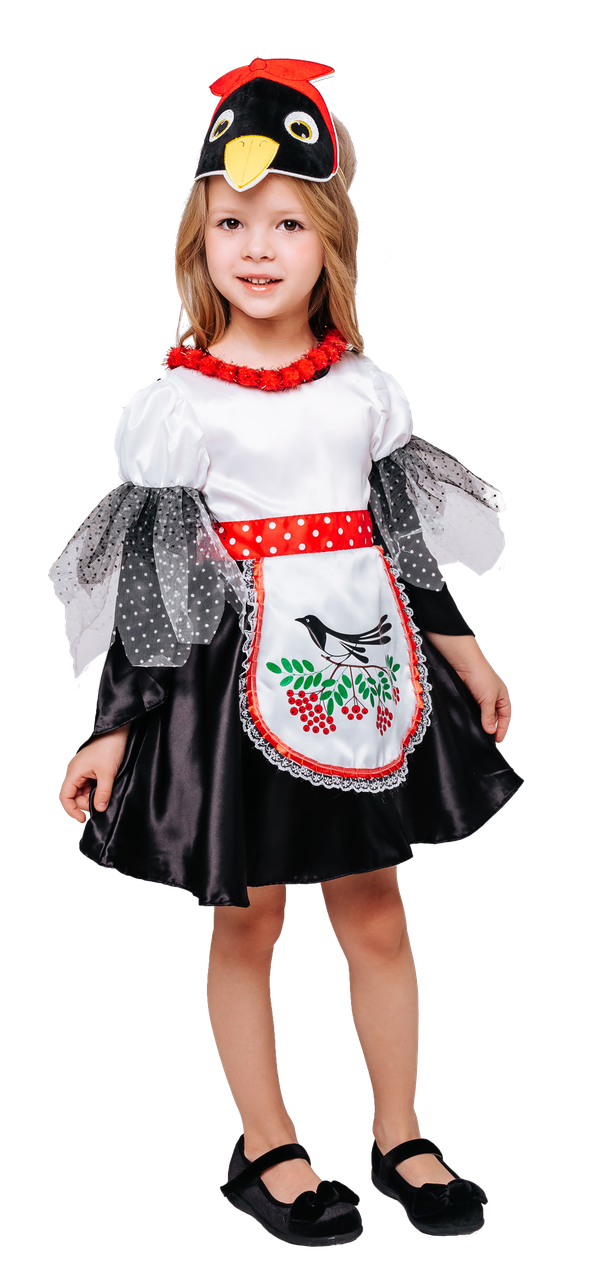 Детский карнавальный костюм Сорока Глаша Пуговка 1054 к-19 - фото 2 - id-p153737450