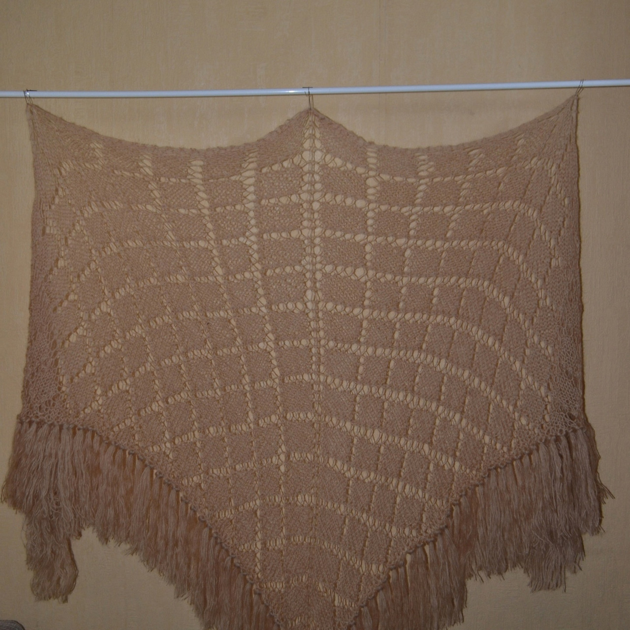 Купить платок женский большой вязаный спицами - фото 10 - id-p106128765