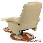 TV-кресло Calviano 20 с пуфом (бежевое, массаж), фото 2