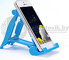 Подставка складная  держатель Patented Multi-Stand для мобильного телефона, планшета BI-2030 Голубая, фото 9