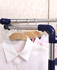 Двухуровневая вешалка (стойка-сушилка) для одежды Multi-Purpose Drying Rack, Stainless Steel напольная,, фото 4