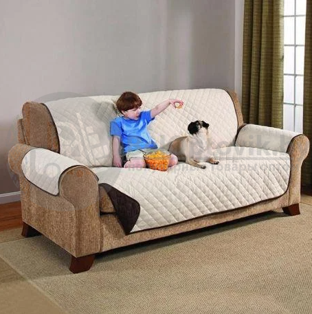 Покрывало на диван двустороннее Couch Coat Защитная накидка от домашних питомцев - фото 5 - id-p153789624