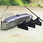 Профессиональный триммер для стpижки вoлоc, бороды, усов VGR Navigator V-056 (металлический корпус, 3 сменные, фото 4