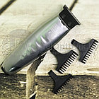 Профессиональная винтажная машинка для стрижки волос, бороды, усов триммер VGR Navigator V-061 (металлический, фото 7