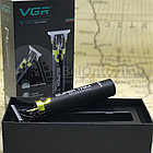 Профессиональный триммер для бороды и окантовки VGRVoyager  V-082 беспроводной, увеличенное время работы до, фото 2
