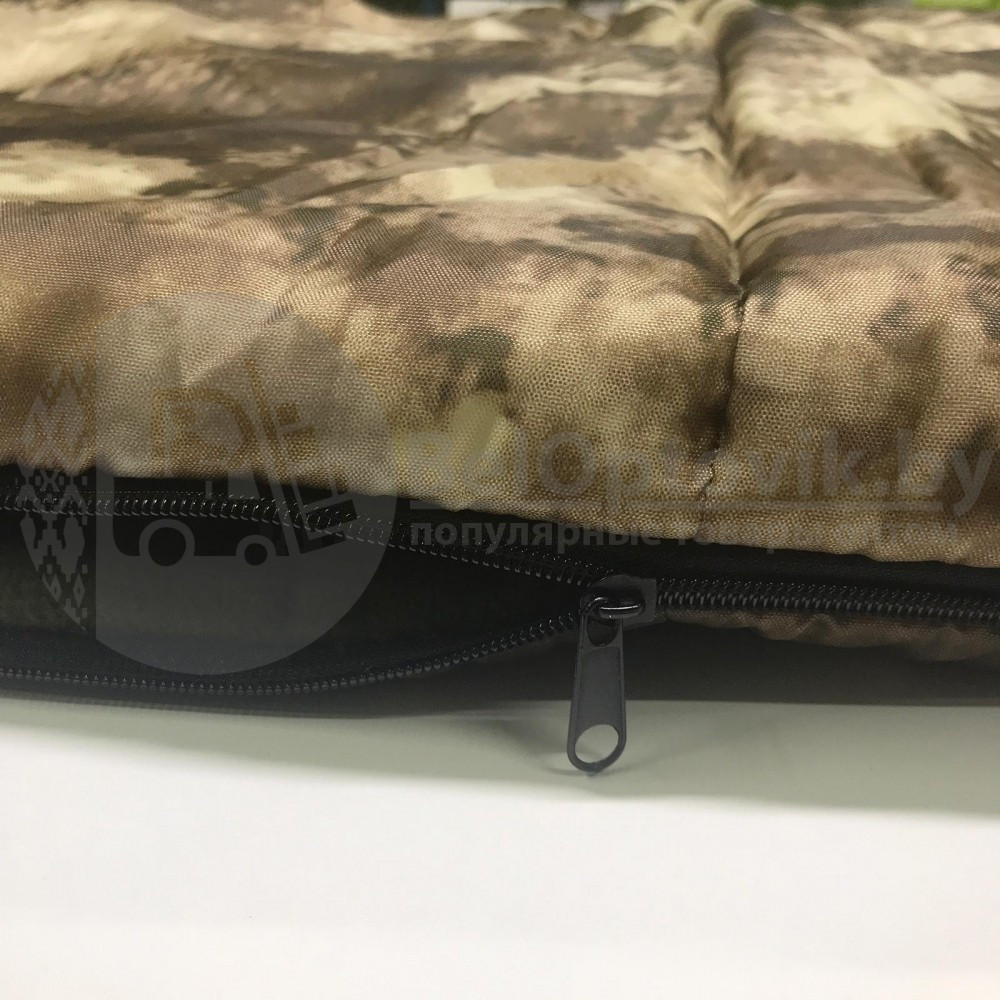 Спальный мешок с подголовником Stalker Military Style одеяло (22595, изософт, до -20С), РФ - фото 5 - id-p153787747