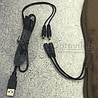 Мягкие согревающие стельки с электроподогревом, зарядка USB (от 220V стационарно или Powerbank в движении), фото 2