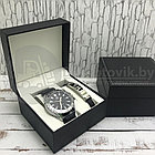 Подарочный набор 2 в 1 мужские кварцевые часы и браслет Модель 26, фото 2