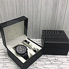 Подарочный набор 2 в 1 мужские кварцевые часы и браслет Модель 25, фото 9