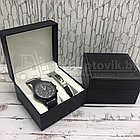 Подарочный набор 2 в 1 мужские кварцевые часы и браслет Модель 19, фото 6