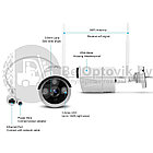 Готовый комплект уличного или внутреннего беспроводного видеонаблюдения на 2 камерывидеорегистратор HD NVR Kit, фото 6
