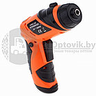 Шуруповерт X-Power Cordless Screwdriver на батарейках с набором бит KCS-616 Серый, фото 9