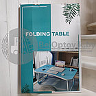 УЦЕНКА Складной стол (столешница) трансформер для ноутбука / планшета с подстаканником Folding Table,  59х40, фото 8